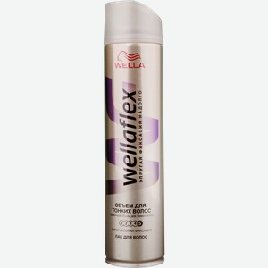 Лак для волос Wella Wellaflex Объем и суперсильная фиксация для тонких волос, 250 мл, шт