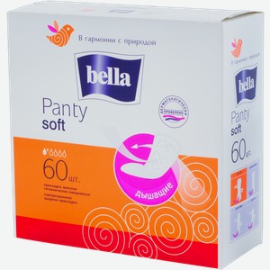 Прокладки Bella Panty Soft ежедневные дышащие, 60 шт, шт