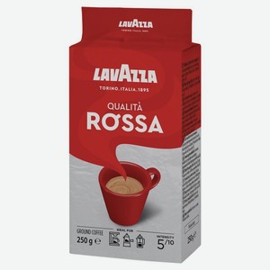 Набор подарочный Lavazza Qualita Rossa Кофе молотый + кружка, 2х250 г