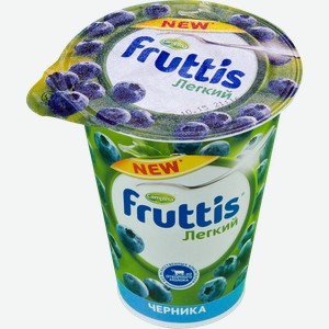 Продукт йогуртный Fruttis Легкий с черникой пастеризованный 0,1%, 310 г