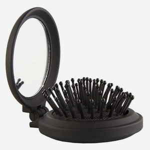 Щетка для волос BASIC mini black массажная круглая soft touch