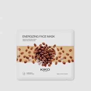 Увлажняющая гидрогелевая маска для лица с экстрактом кофе KIKO MILANO Energizing Face Mask 1 шт