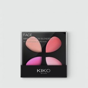 Мини-спонжи для тона и консилера KIKO MILANO Mini Precision Blender Kit 4 шт