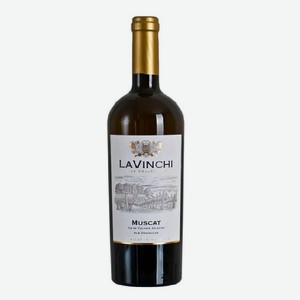 Вино Мускат La Vinchi, столовое, белое, полусладкое, 0,75 л., 11,5%