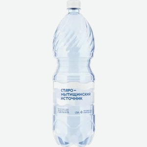 Вода питьевая газированная«Источник Старо-Мытищинский», 1,5 л