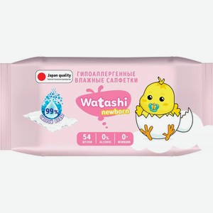 Салфетки влажные Watashi детские 54шт