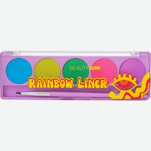 Палетка теней для глаз Beauty Bomb Summer Цветовой лайнер Rainbow 01 6г