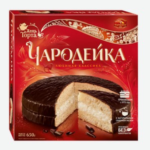 Торт Черемушки Чародейка бисквитный, 650 г