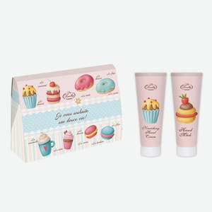 Liss Kroully Подарочный набор, Sweet Gift Set (маска для рук+крем для рук/75мл)