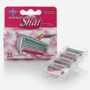 Dorco кассеты для бритья, Shai (4шт)