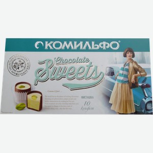 Конфеты шоколадные Комильфо Фисташка, 116 г