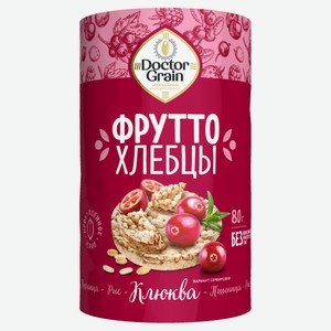 Хлебцы хрустящие Doctor Grain Фрутто с клюквой, 80 г