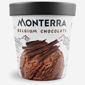 БЗМЖ Мороженое Monterra бельгийский шоколад ведерко 276 г