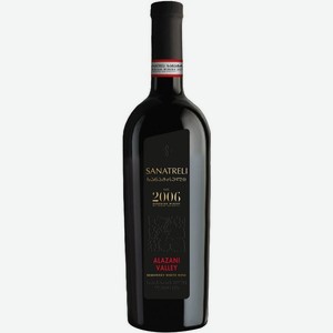 Вино красное Sanatreli Алазанская долина полусладкое 12%, 0.75л, Грузия