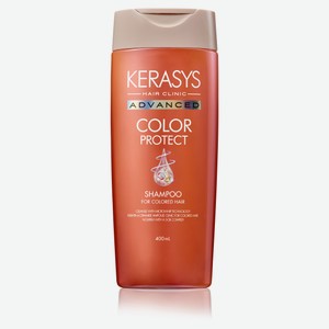 Шампунь для волос Kerasys Advanced Ампульный с церамидными и кератиновыми ампулами Защита цвета, 400 мл
