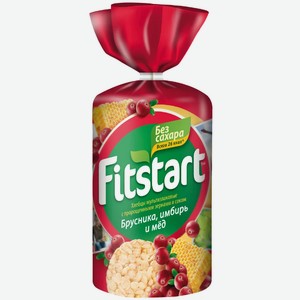 Хлебцы Fitstart мультизлаковые 100г брусника/имбирь/мед