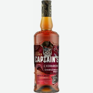 Настойка Капитанский с виски и брусникой 0,5л п/сл 35%