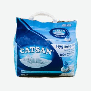 Наполнитель для кошачьего туалета Catsan впитывающий гигиенический, 10 л, шт
