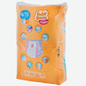 Подгузники-трусики Baby Boom Maxi, 6-11 кг, 48 шт, шт