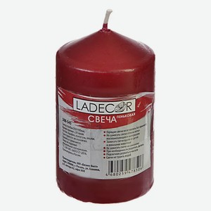 Свеча пеньковая LaDecor, парафин, 5х9 см, шт