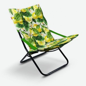 Кресло-шезлонг Ника Haushalt с матрасом лимоны 85 х 64 х 86 см