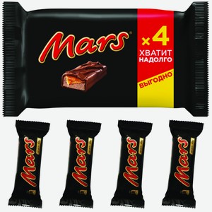Батончик Mars шоколадный с нугой и карамелью 162 г