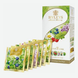 Чай черный и зеленый Hyleys Гармония природы 7 вкусов в пакетиках 1,5 г 25 шт