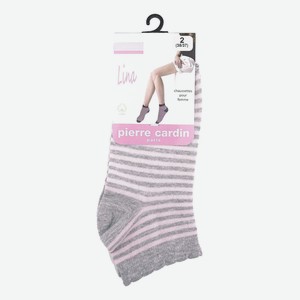 Носки женские Pierre Cardin Lina хлопок серый-розовый р 35-37