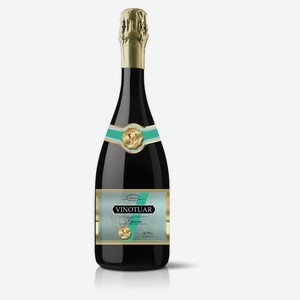 Игристое вино Vinotuar брют белое Россия, 0,75 л