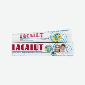 Детский зубной гель для подростков, с аминофторидом  LACALUT Teens 8+ , 50 мл