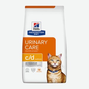 Hill s Prescription Diet c/d Multicare Urinary Care сухой диетический, для кошек при профилактике цистита и мочекаменной болезни (МКБ), с курицей (3 кг)