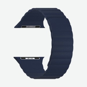 Кожаный ремешок для Apple Watch 38/40/41 mm LYAMBDA POLLUX DSP-24-40-DB Dark Blue