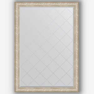 Зеркало с гравировкой в багетной раме Evoform виньетка серебро 109 мм 135x190 см