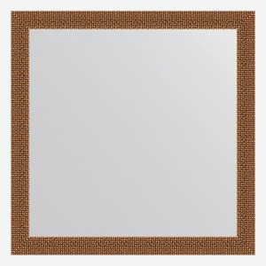 Зеркало в багетной раме Evoform мозаика медь 46 мм 61х61 см
