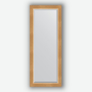 Зеркало с фацетом в багетной раме Evoform сосна 62 мм 51х131 см