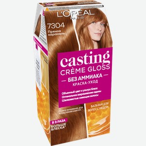 Краска для волос Casting пряная карамель тон 7304 180мл