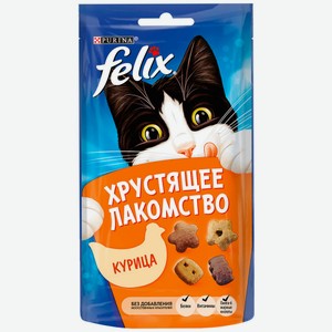 Лакомство для кошек Felix Веселая охота с курицей и печенью, 50 г