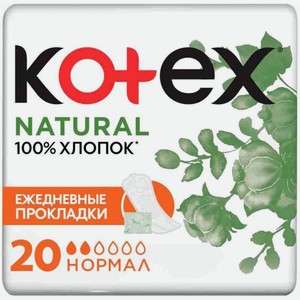 Прокладки Kotex Natural Normal, 16 шт, шт