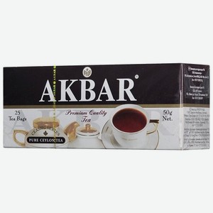 Чай черный Akbar Classic Series в пакетиках, 25 шт., 50 г