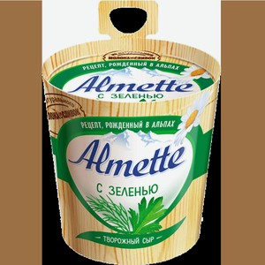 Сыры Творожный сыр Almette с зеленью 150 гр 150 г
