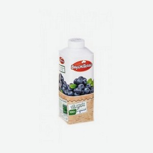 Йогурт Вкуснотеево питьевой с черникой 1,5%, 750 г