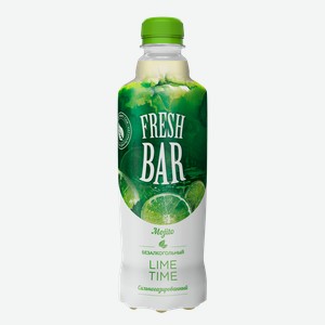 Напиток безалкогольный Fresh Bar Mojito сильногазированный, 0,48 л, шт