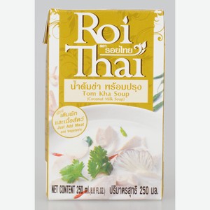 Суп Том Ка Roi Thai Карри на кокосовом молоке с травами, 250 мл, шт