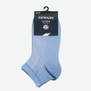 Носки мужские DiWaRi Active короткие размер 25, цвет светлый джинс, шт