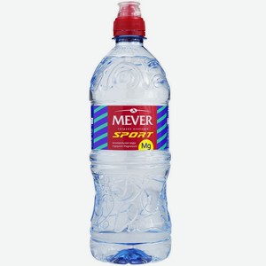 Вода минеральная Mever негазированная питьевая, 0,75 л, шт
