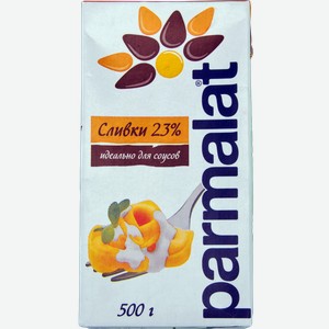 Сливки Parmalat стерилизованные 23%, 500 мл, шт