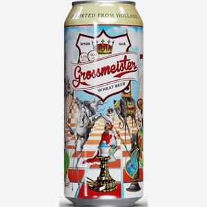 Светлое пиво Grossmeister Wheatbeer 0.5л