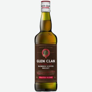 Виски GLEN CLAN Blended Scotch Whisky SMOKY 0.7л