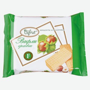 Вафли Bifrut ореховые на фруктозе, 60 г