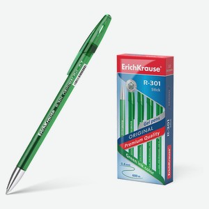 Ручка гелевая ErichKrause R-301 Original Gel Stick 0.5, зеленый